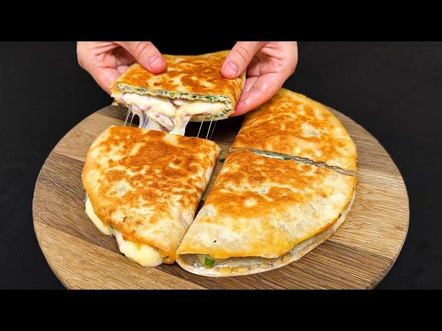 Just 1 tortilla! Tastier than pizza! Incredibly delicious breakfast, lunch or dinner