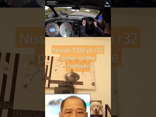 Nissan 1000 ph r32 power on the highway #thegiomo TV