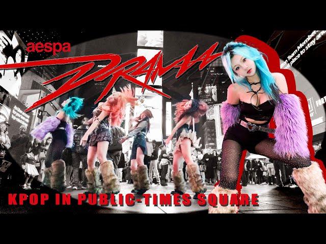 ️ [KPOP IN PUBLIC | TIMES SQUARE]  aespa 에스파 - ‘Drama' Dance cover by 404 DANCE CREW - Group 2