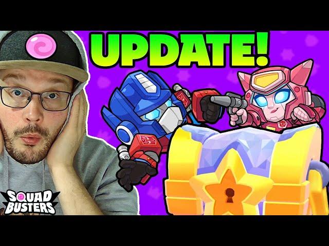 NEUE CHARAKTERE & NEUE TRUHE!  Squad Busters - Transformers Update