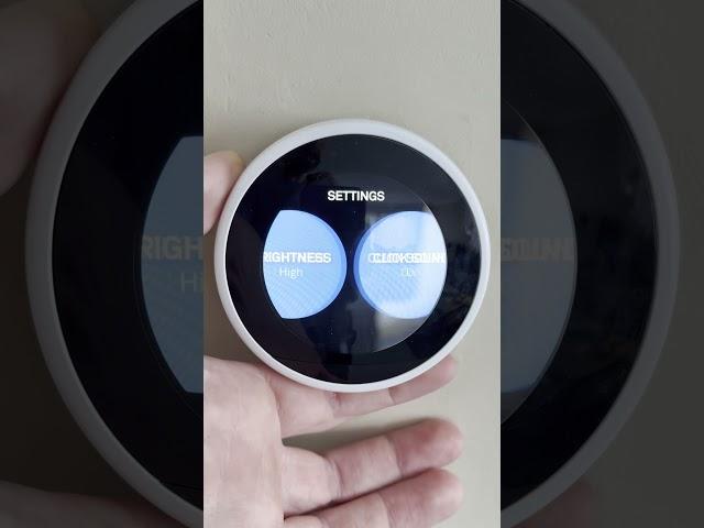 Change brightness on Google Nest Thermostat #scobytech  #googlenest #nestthermostat