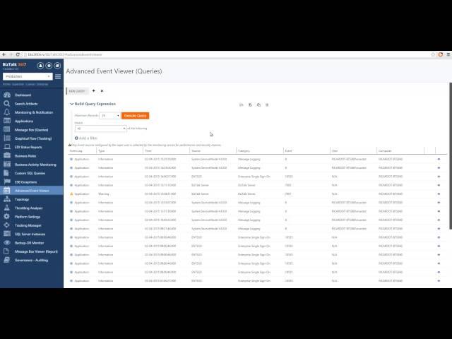 How To Use BizTalk Advanced Event Viewer In BizTalk360
