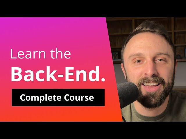 Back-End Web Development (Tutorial for Beginners)