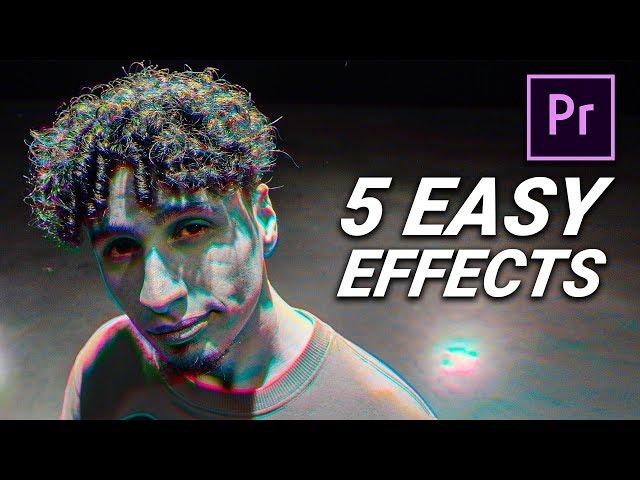 5 FAST & EASY CREATIVE EFFECTS in Premiere Pro  #02