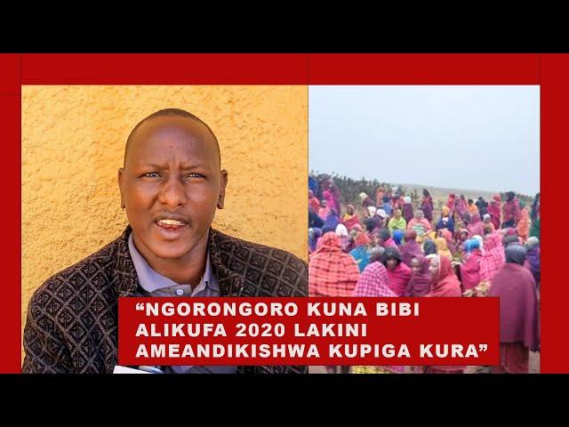 "WANAANDIKISHA MAREHEMU "OLEPOSE WA CHADEMA AFUNGUKA MENGI YANAYOENDELEA NGORONGORO