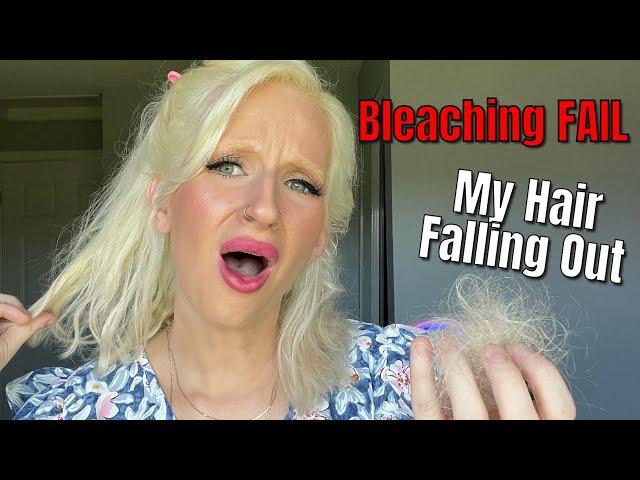 HAIR FALLING OUT Age Beautiful Charcoal Bleach & k18 Review