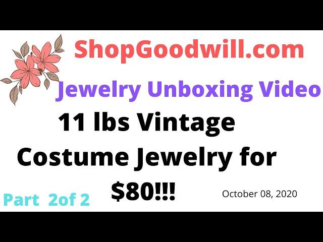 Unboxing 11 pounds of Vintage Jewelry from ShopGoodwill.com for resale on Ebay, Poshmark, Mercari