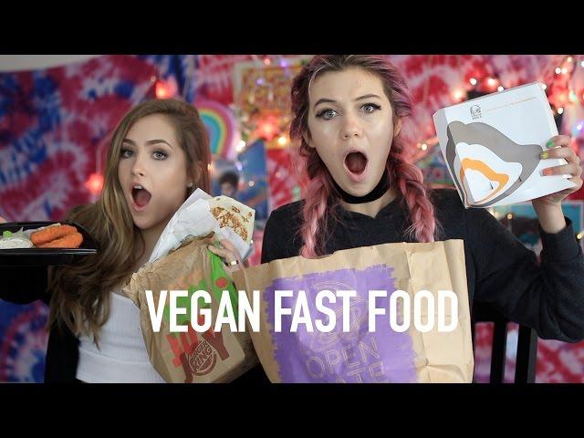 TRYING VEGAN FAST FOOD W/ JESSIE PAEGE! | Mel Joy