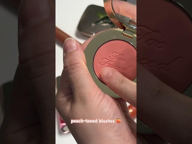 a peach blush obsession  #newmakeup #unboxing #blush #shorts
