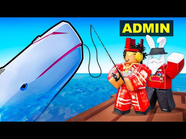 ADMIN Helped Me Get MOBY WHALE In Roblox Fisch
