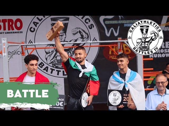 Caliathletics Battles IV | Finals - Radoslav Radev VS Ismail Moro VS Yarin Cohen