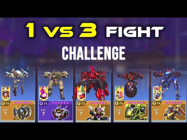 I Will Fight 1v3 - Challenge - Mech Arena