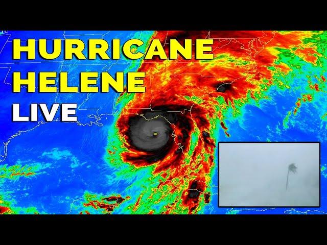  LIVE - Hurricane Helene Storm Chaser on Gulf Coast