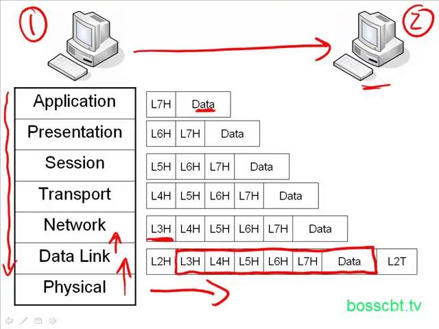 5.Data Encapsulation OSI  TCPIP