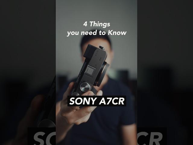 4 things you need to know about the A7CR #sony #a7cr #sonya7cr