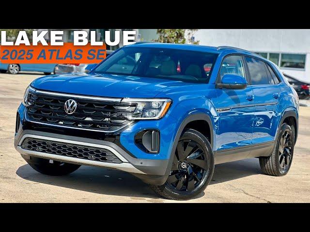 2025 VW Atlas SE In New Mountain Lake Blue Paint Is The Best Spec This Year!