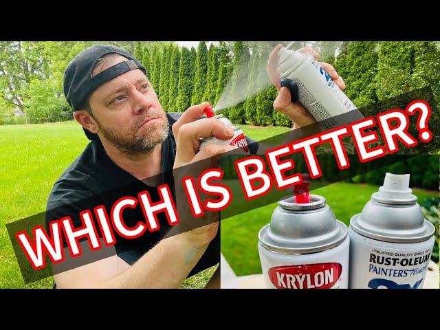 Rustoleum vs. Krylon Spray Paints Review - One Main Difference