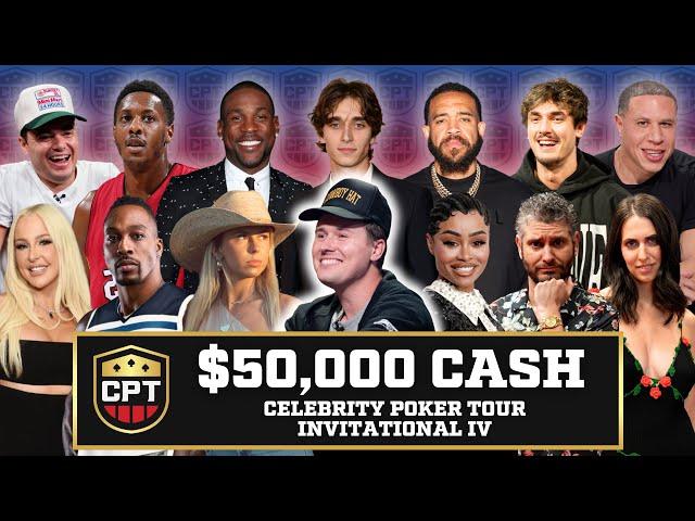 H3H3, NELK, & Hawk Tuah Compete against NBA Legends & WOLFGANG for $50,000 | Celebrity Poker Tour