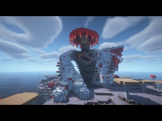 Minecraft timelapse mushroom monster
