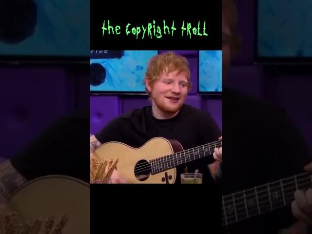 Ed Sheeran destroys copyright troll #siliconvalley #edsheeran #shorts