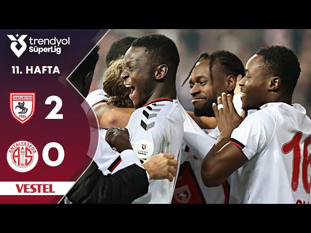 Vestel | Samsunspor (2-0) Antalyaspor - Highlights/Özet | Trendyol Süper Lig - 2024/25