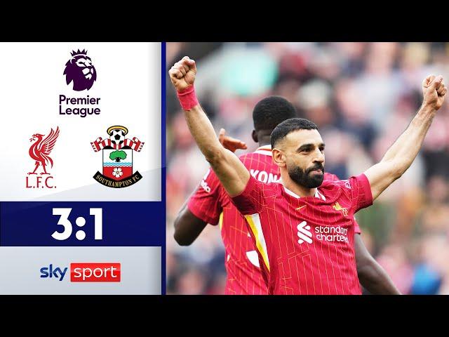 Salah & Co. auf Titelkurs! | FC Liverpool - FC Southampton | Highlights - Premier League 2024/25