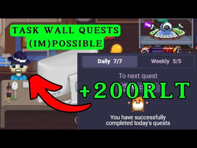 How To Beat The Task Wall And Earn RLT | FREE Play To Earn Crypto Game