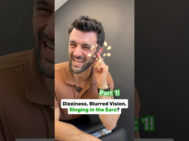Part 1- Dizziness, Blurred Vision, Ringing in the Ears?? Try the release and activate method! #tmj
