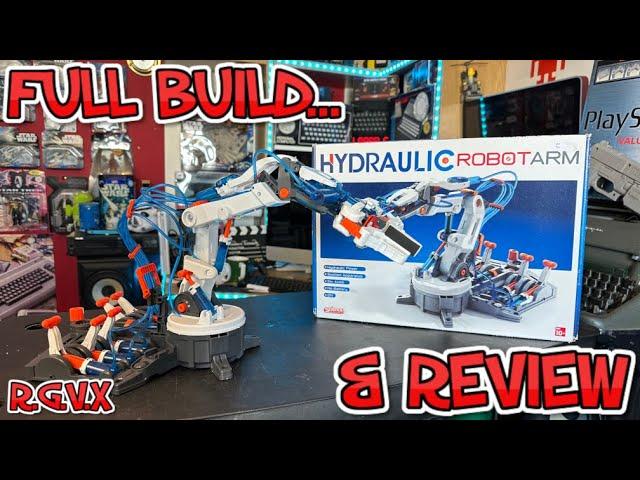 Hydraulic Robot Arm DIY Model Kit : Full Build & Review : From Science Discovery.