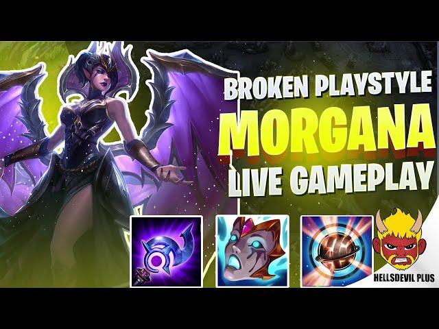 MORGANA IS SO BROKEN WITH THIS PLAYSTYLE! - Wild Rift HellsDevil Plus Gameplay