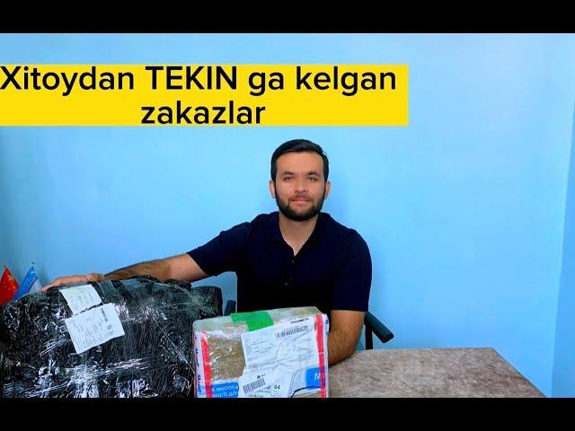 Xitoydan TEKINGA zakaz qildim 