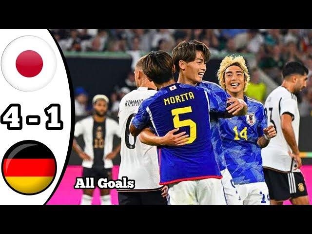 germany VS japan [1-4] highlights & all goals. HD