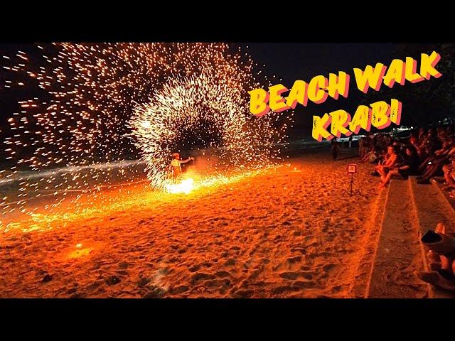 Krabi Thailand Ao Nang Beach Walk