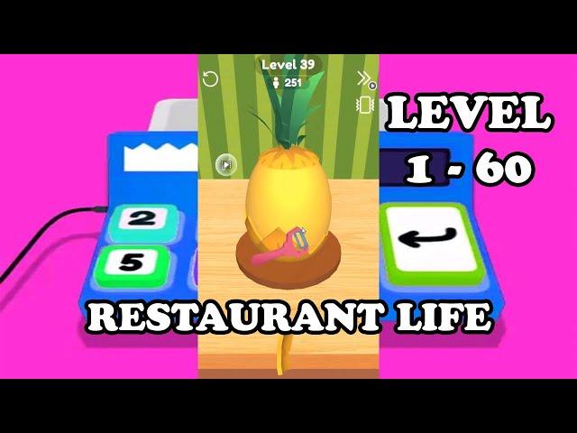 Restaurant Life - Level 1 - 60 Gameplay Walkthrough Android IOS