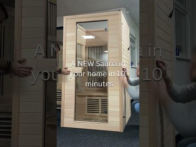 Build a Sauna in 10 minutes!  #interiordesign #infrared #bathroom
