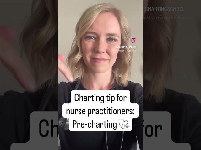 Charting tip for nurse practitioners: Pre-charting!