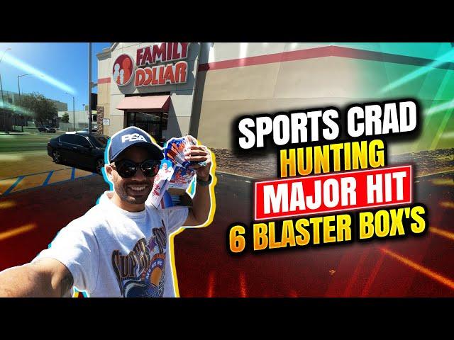 Major Hit 6 Blaster Box's Found Sports Card Hunting Retail, Donruss Basketball 2022, NBA Hoops 2022,