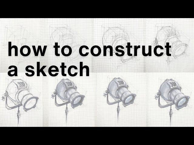 How to construct a design sketch