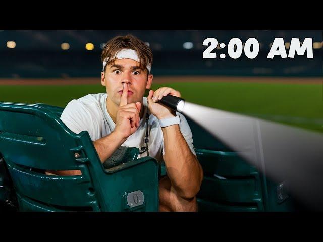 24 Hours Locked in a Baseball Stadium