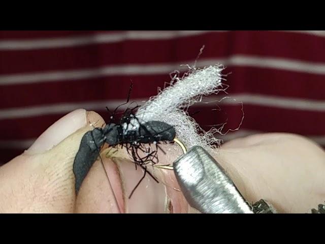 лучшая мушка на хариуса мушка муравей из пенки (мо)/ fly ant foam (mo)