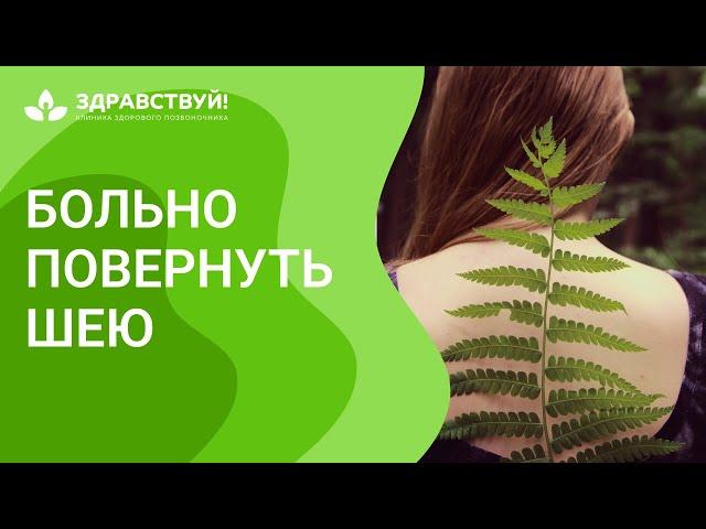 Больно повернуть шею. Боль в шее // zdravclinic.ru