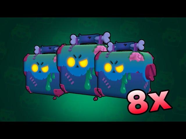 I opened 8x Dead boxes in Brawl Stars  !!!