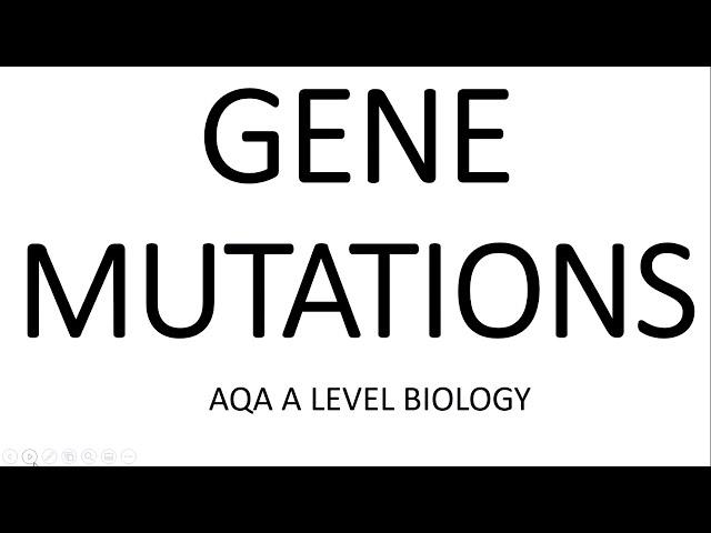 GENE MUTATIONS (A2) - AQA A LEVEL BIOLOGY + EXAM QUESTIONS RUN THROUGH