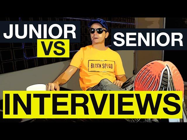 JUNIOR vs SENIOR Software Engineer INTERVIEW