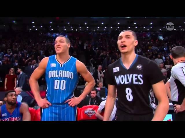 2016 NBA Slam Dunk Contest - Aaron Gordon vs Zach LaVine HD Full