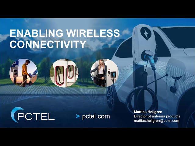 PCTEL Solutions for Electric Vehicle Charging– Superior connectivity and functionality