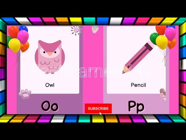 ABC Phonics Song: Fun Alphabet Sounds & Rhyming Words for Early Learning"|| A For Apple | ABC Songs