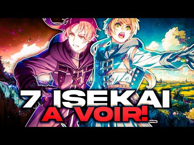 LES 7 MEILLEURS ANIMES ISEKAI 2023! (à ne pas manquer)