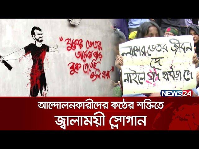 আন্দোলনে বারুদ হয়ে ওঠা স্লোগানগুলো! | Quota Protest | Slogan | News24 Special