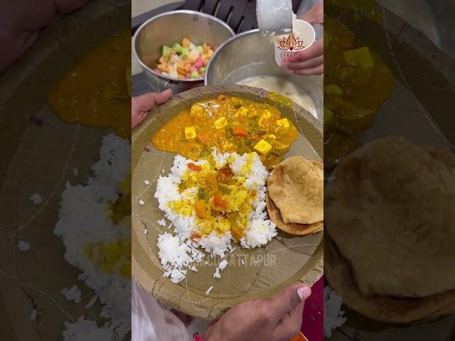 Sri Rama Navami Mahaprasad at ISKCON Attapur #shorts #trending #ramnavami #prasadam